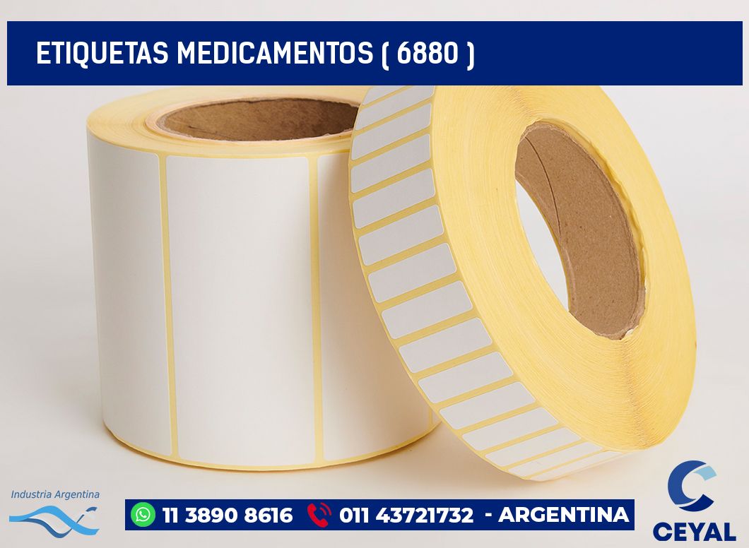 ETIQUETAS MEDICAMENTOS ( 6880 )