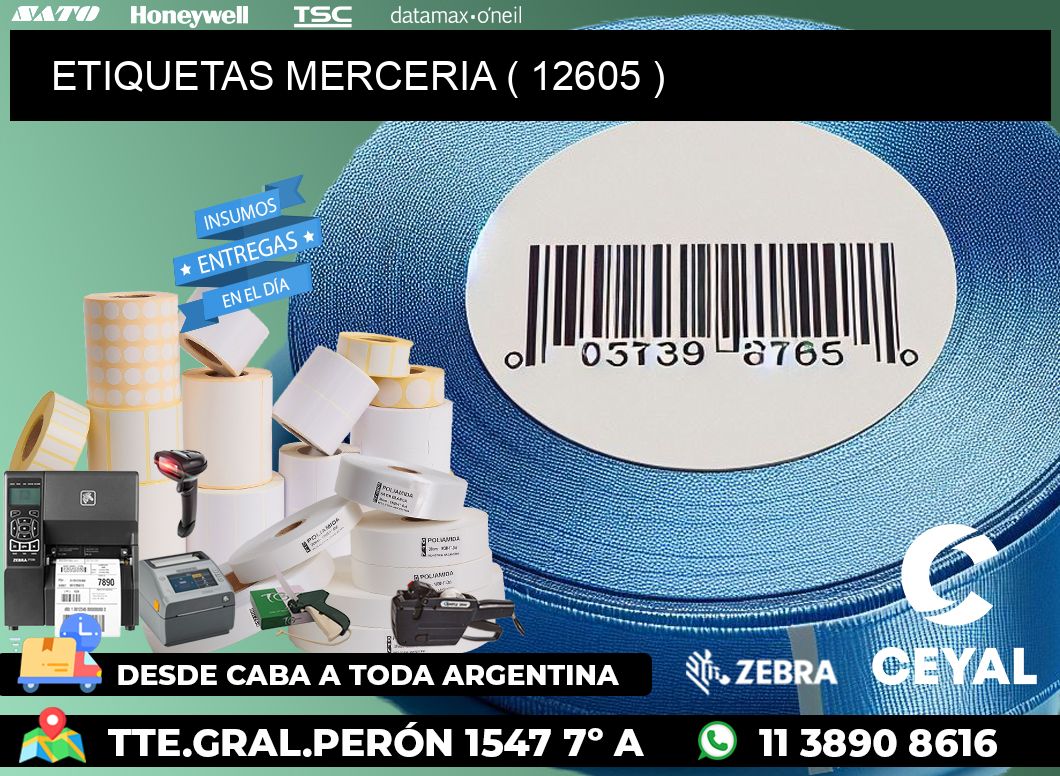 ETIQUETAS MERCERIA ( 12605 )