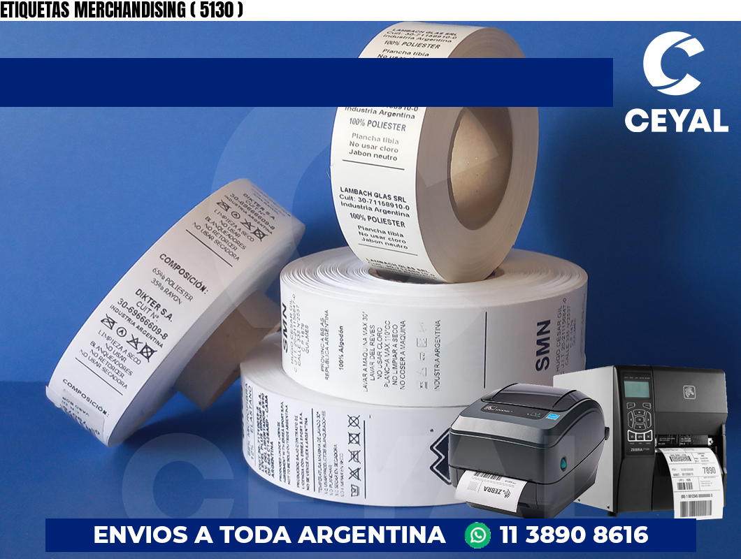 ETIQUETAS MERCHANDISING ( 5130 )