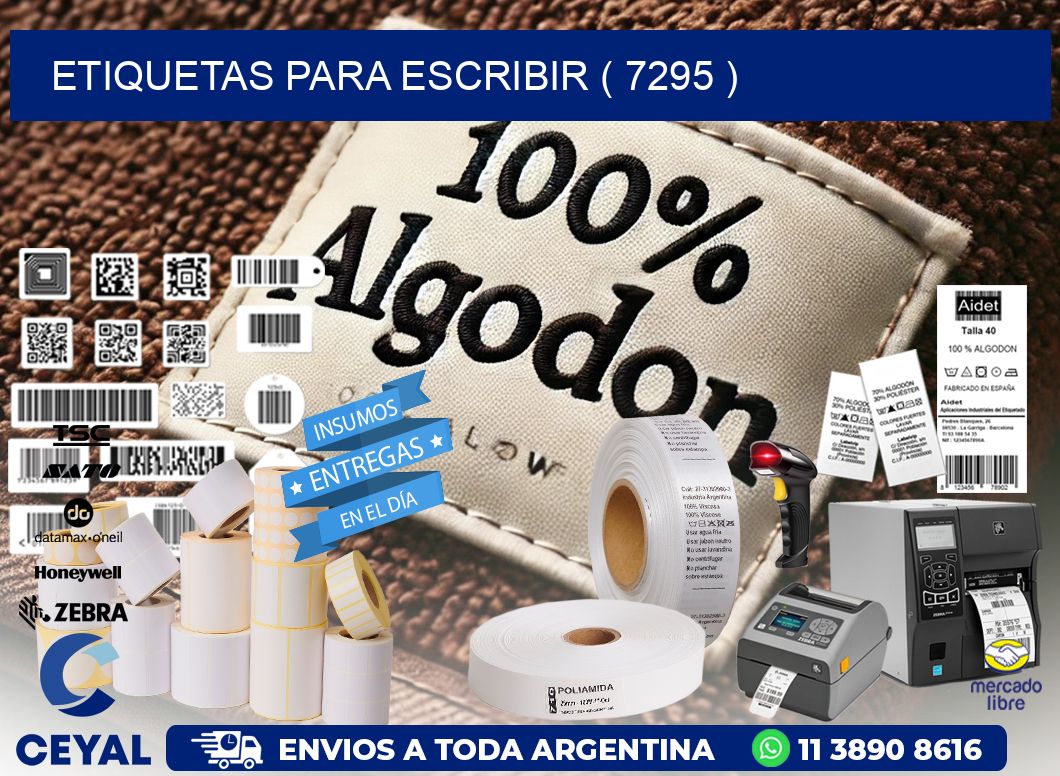 ETIQUETAS PARA ESCRIBIR ( 7295 )