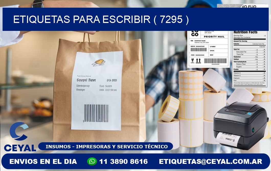ETIQUETAS PARA ESCRIBIR ( 7295 )
