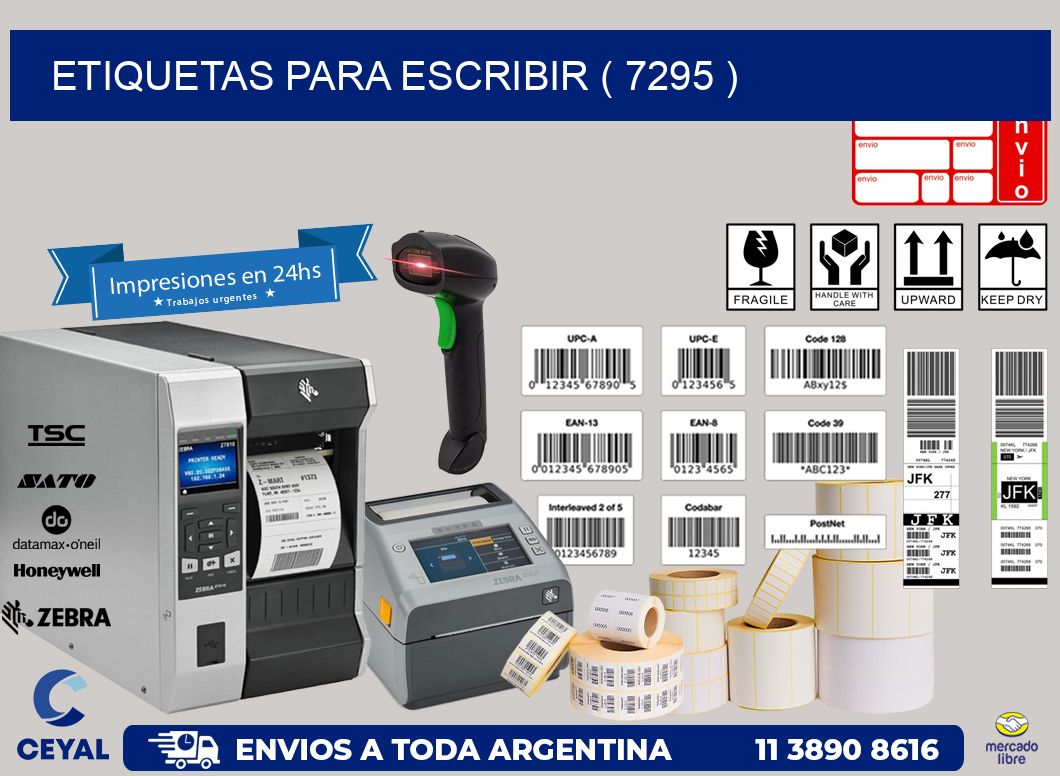 ETIQUETAS PARA ESCRIBIR ( 7295 )