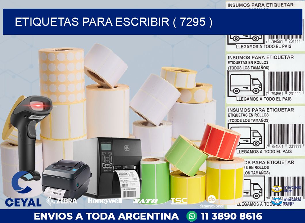 ETIQUETAS PARA ESCRIBIR ( 7295 )