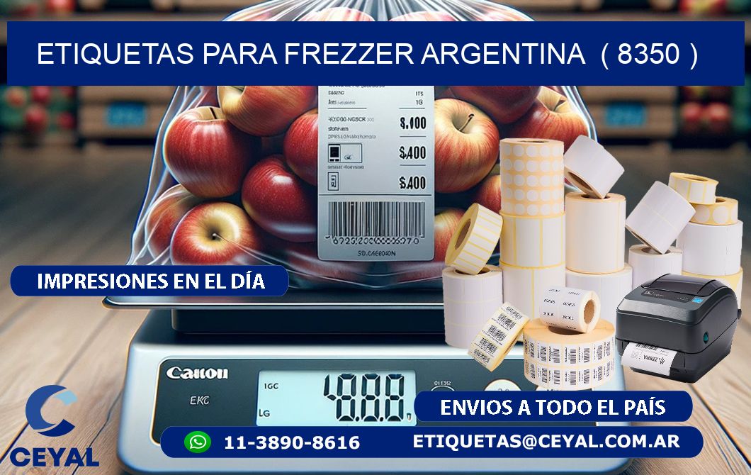 ETIQUETAS PARA FREZZER ARGENTINA  ( 8350 )