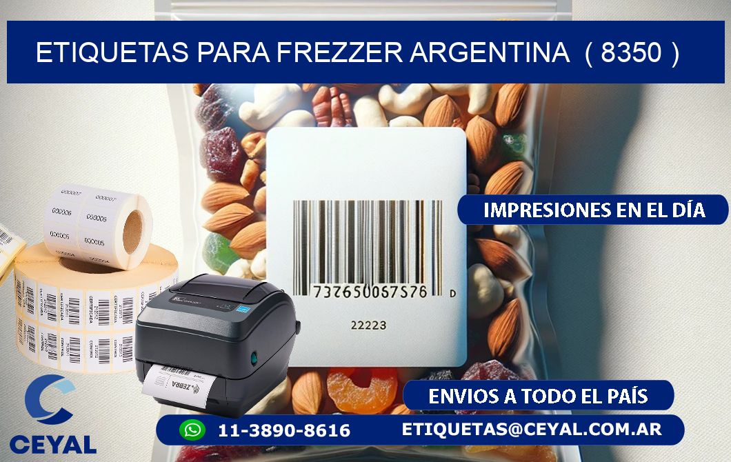 ETIQUETAS PARA FREZZER ARGENTINA  ( 8350 )