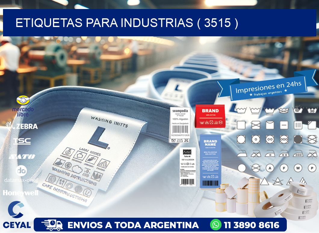 ETIQUETAS PARA INDUSTRIAS ( 3515 )