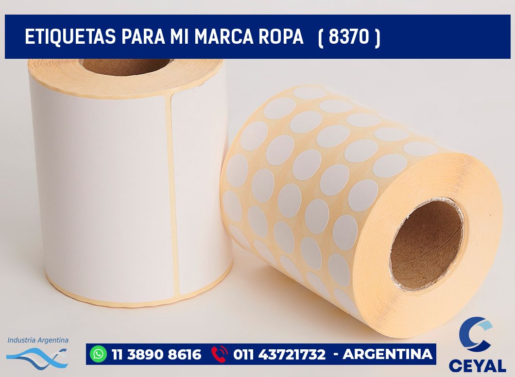 ETIQUETAS PARA MI MARCA ROPA   ( 8370 )