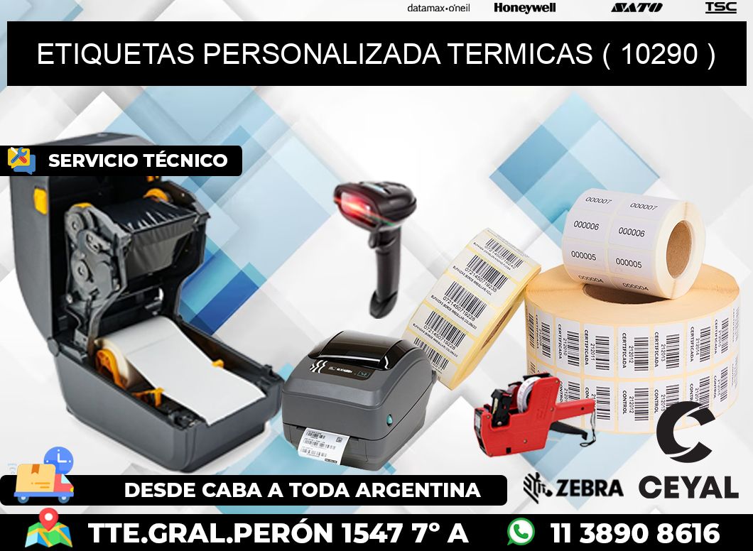 ETIQUETAS PERSONALIZADA TERMICAS ( 10290 )