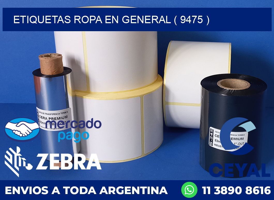 ETIQUETAS ROPA EN GENERAL ( 9475 )