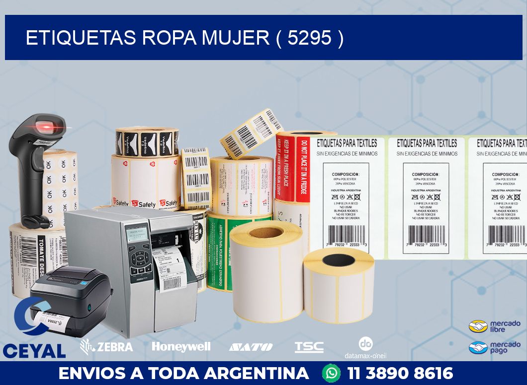 ETIQUETAS ROPA MUJER ( 5295 )