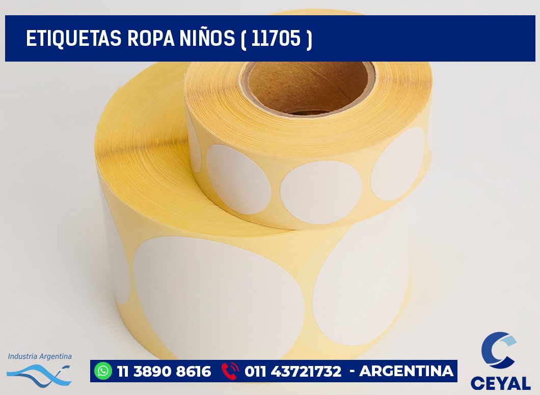 ETIQUETAS ROPA NIÑOS ( 11705 )