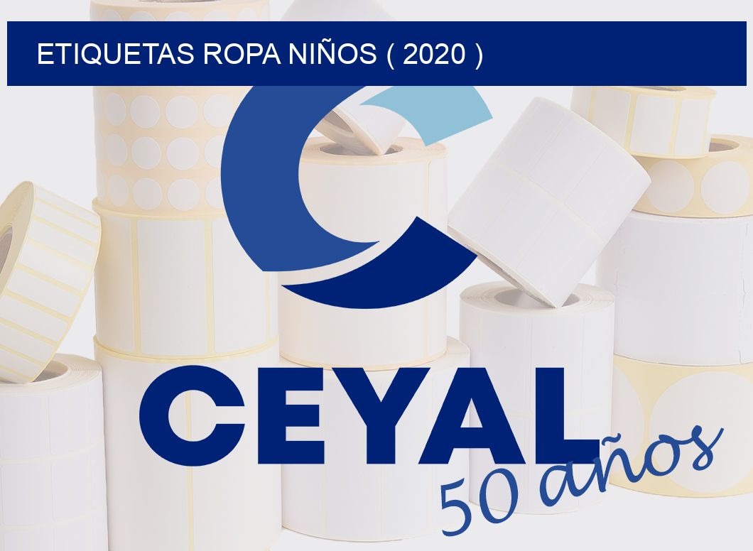 ETIQUETAS ROPA NIÑOS ( 2020 )