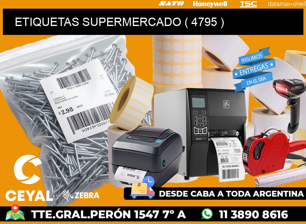 ETIQUETAS SUPERMERCADO ( 4795 )