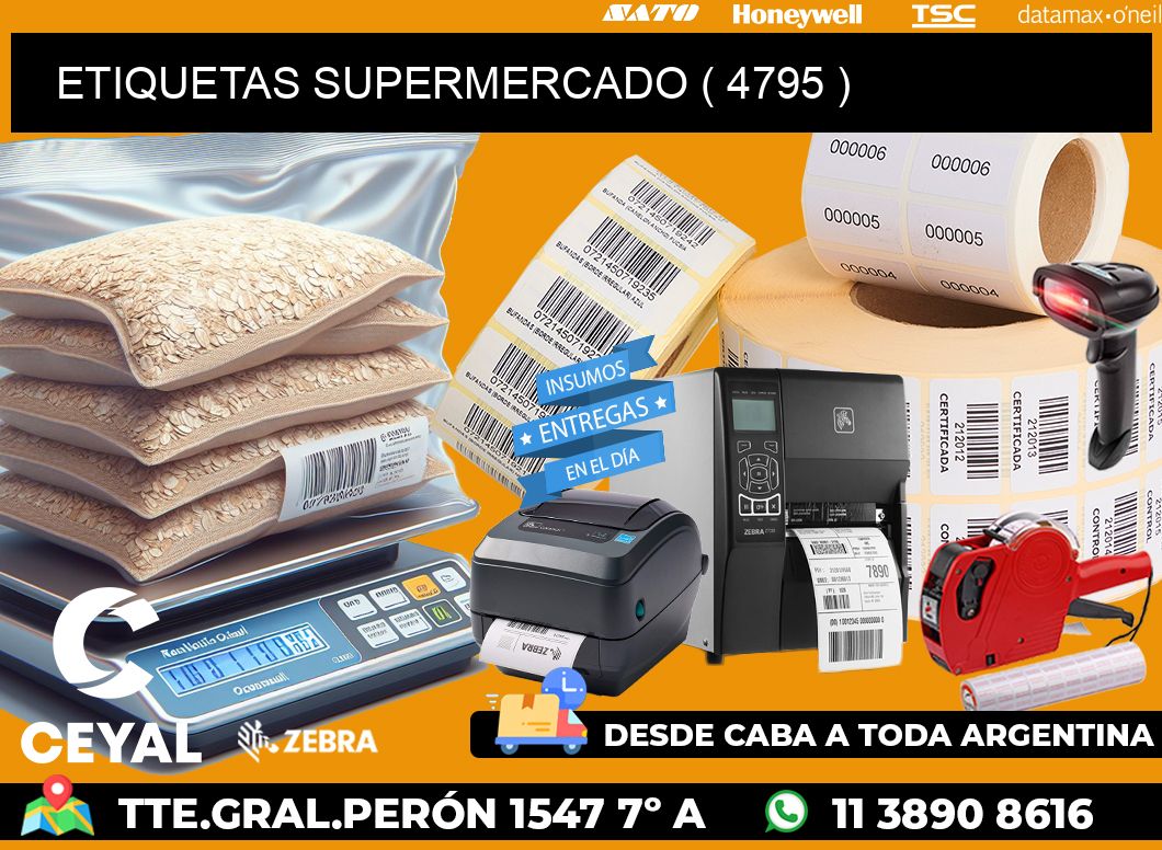 ETIQUETAS SUPERMERCADO ( 4795 )