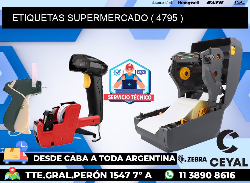 ETIQUETAS SUPERMERCADO ( 4795 )