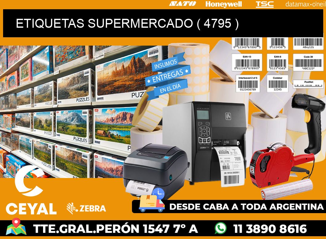 ETIQUETAS SUPERMERCADO ( 4795 )