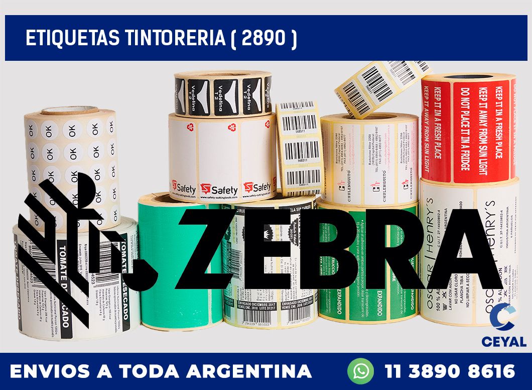 ETIQUETAS TINTORERIA ( 2890 )
