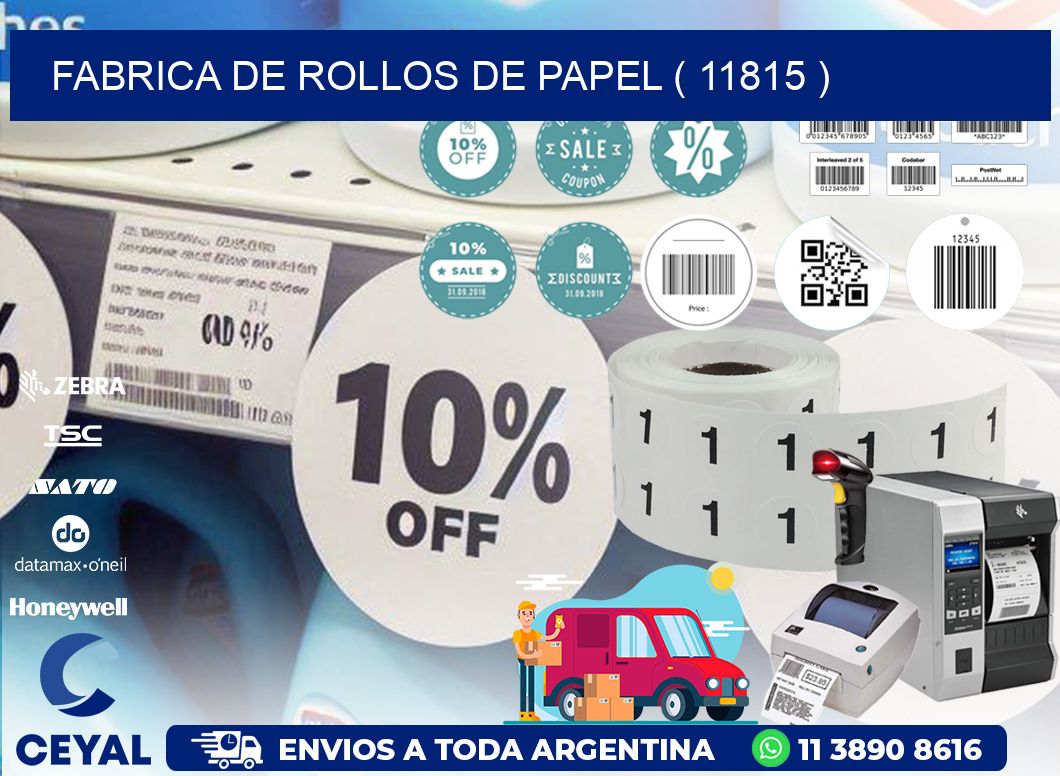 FABRICA DE ROLLOS DE PAPEL ( 11815 )