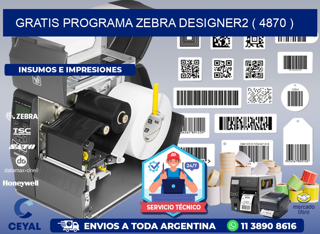 GRATIS PROGRAMA ZEBRA DESIGNER2 ( 4870 )