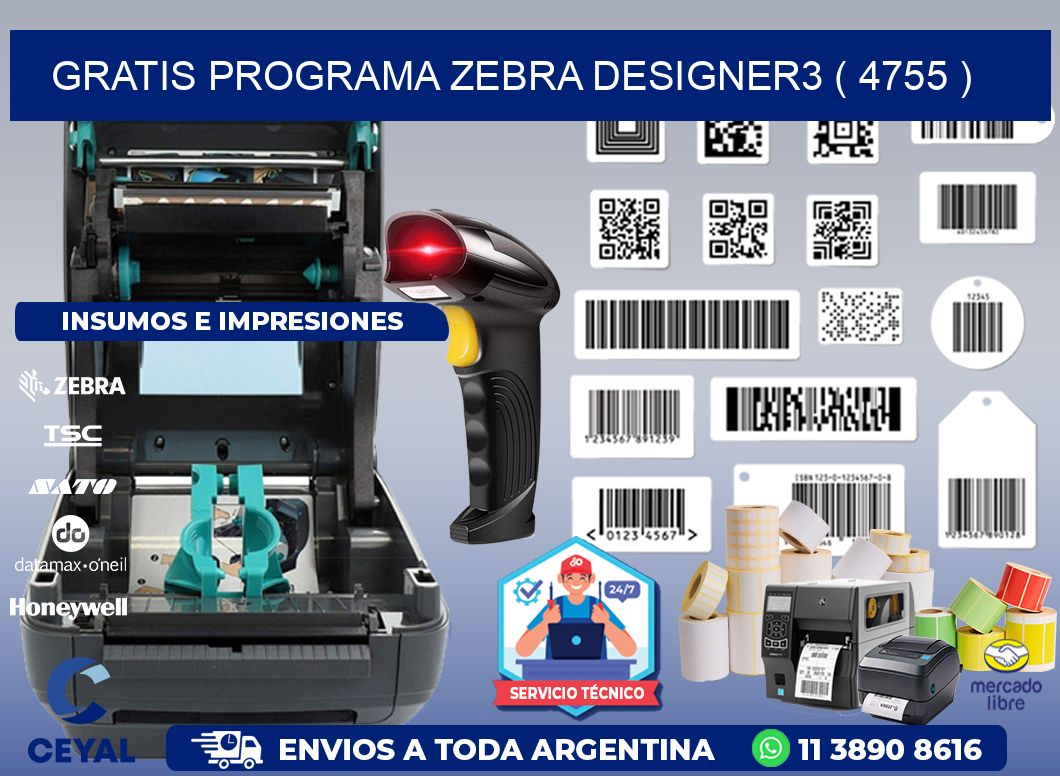 GRATIS PROGRAMA ZEBRA DESIGNER3 ( 4755 )