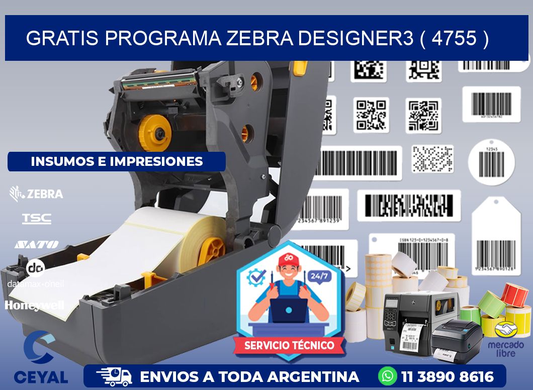 GRATIS PROGRAMA ZEBRA DESIGNER3 ( 4755 )