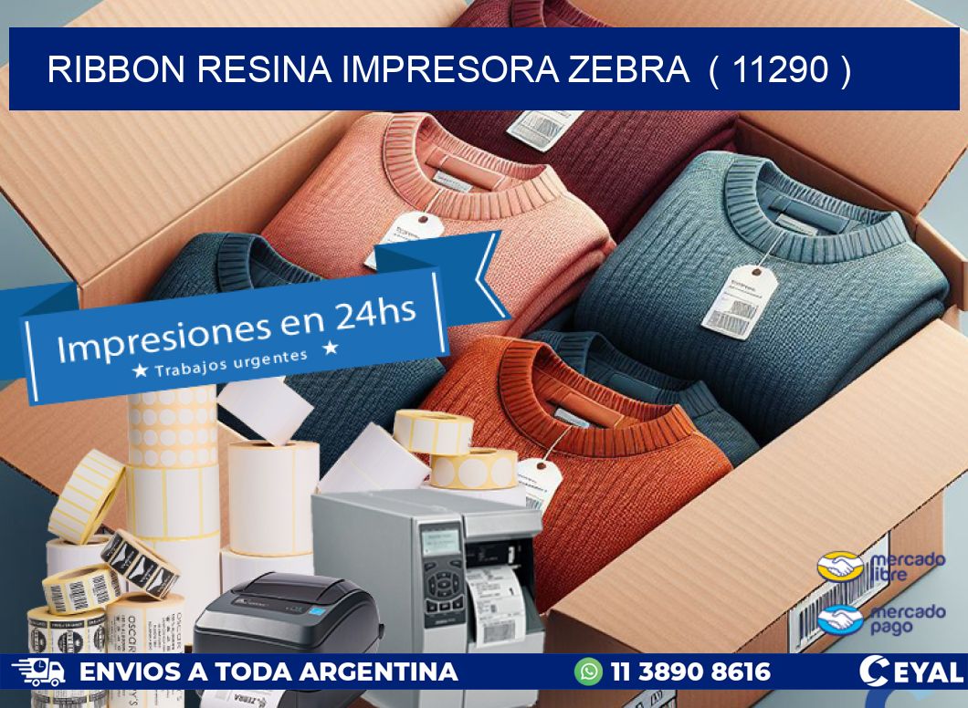 RIBBON RESINA IMPRESORA ZEBRA ( 11290 )