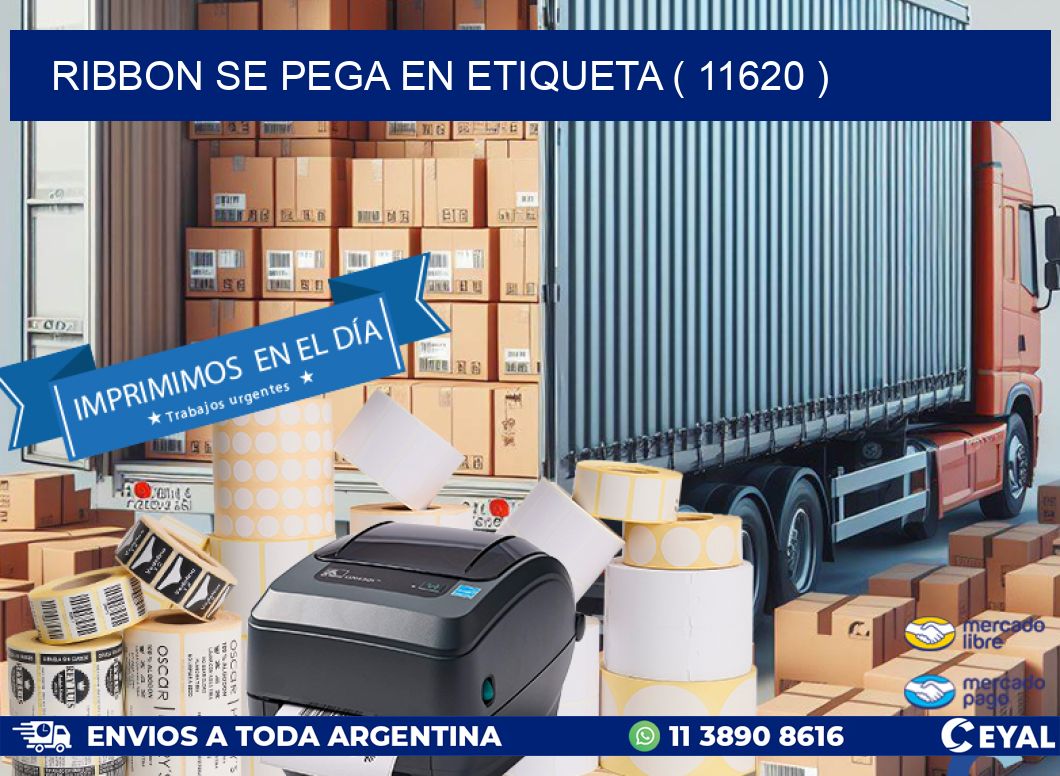 RIBBON SE PEGA EN ETIQUETA ( 11620 )