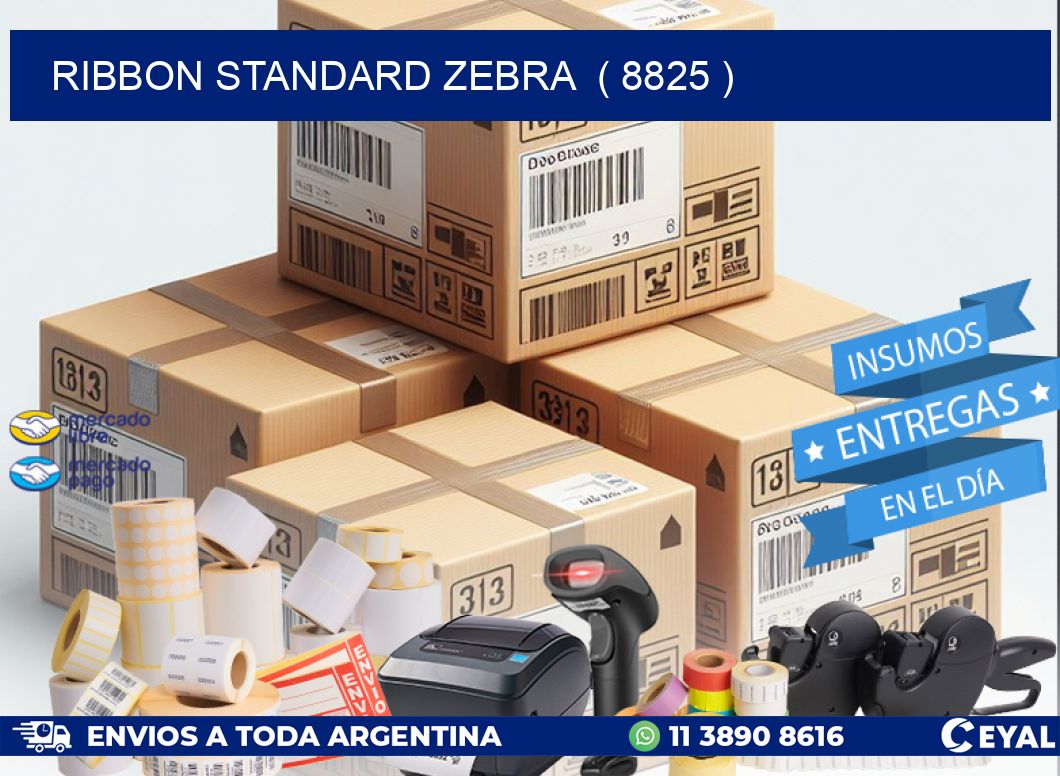 RIBBON STANDARD ZEBRA  ( 8825 )