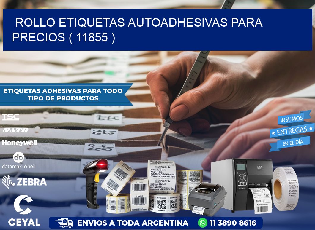 ROLLO ETIQUETAS AUTOADHESIVAS PARA PRECIOS ( 11855 )