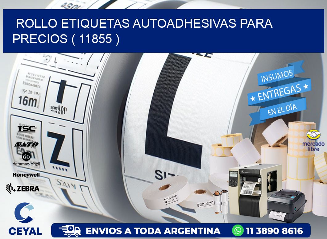 ROLLO ETIQUETAS AUTOADHESIVAS PARA PRECIOS ( 11855 )