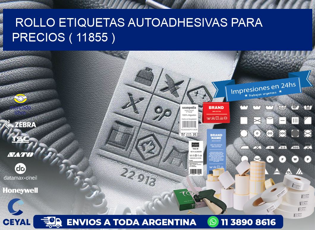 ROLLO ETIQUETAS AUTOADHESIVAS PARA PRECIOS ( 11855 )