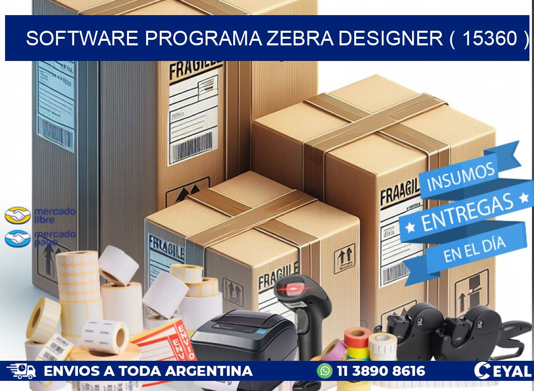 SOFTWARE PROGRAMA ZEBRA DESIGNER ( 15360 )