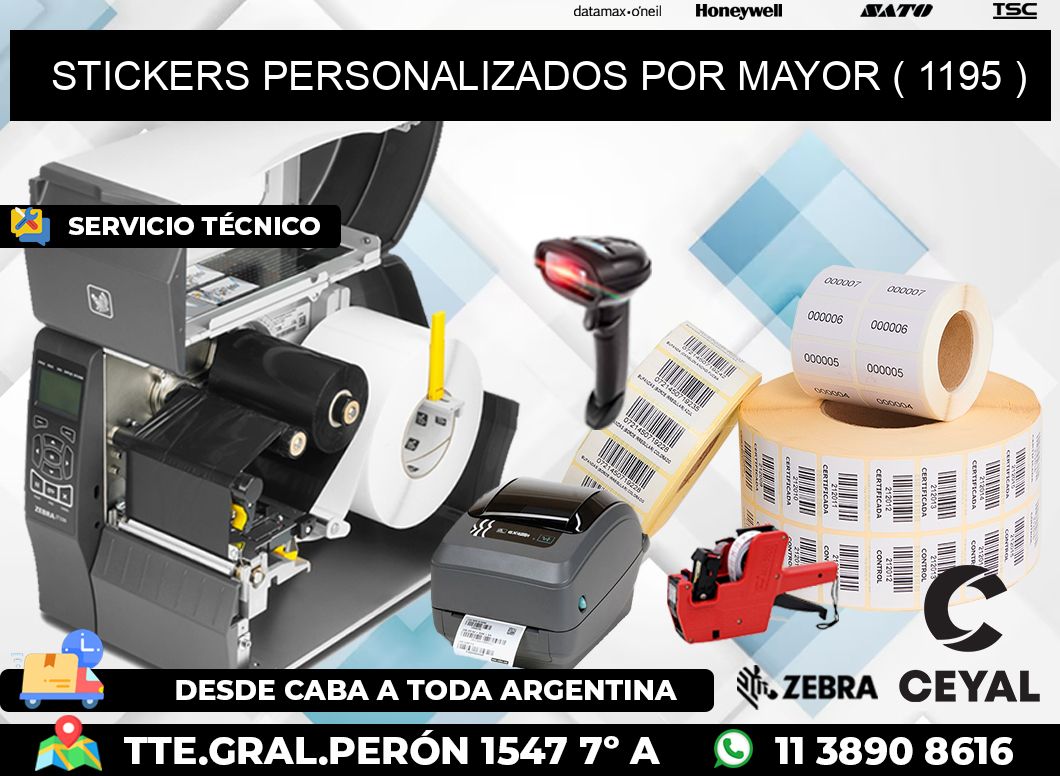 STICKERS PERSONALIZADOS POR MAYOR ( 1195 )