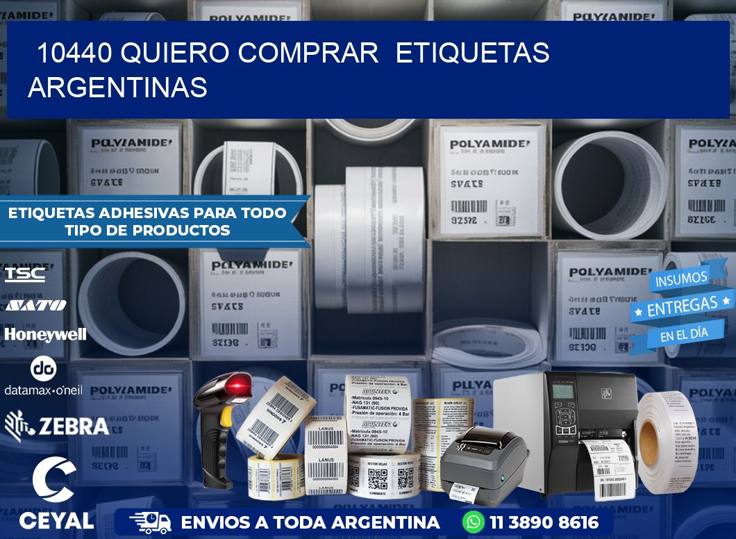 10440 QUIERO COMPRAR ETIQUETAS ARGENTINAS