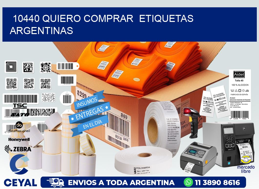 10440 QUIERO COMPRAR ETIQUETAS ARGENTINAS