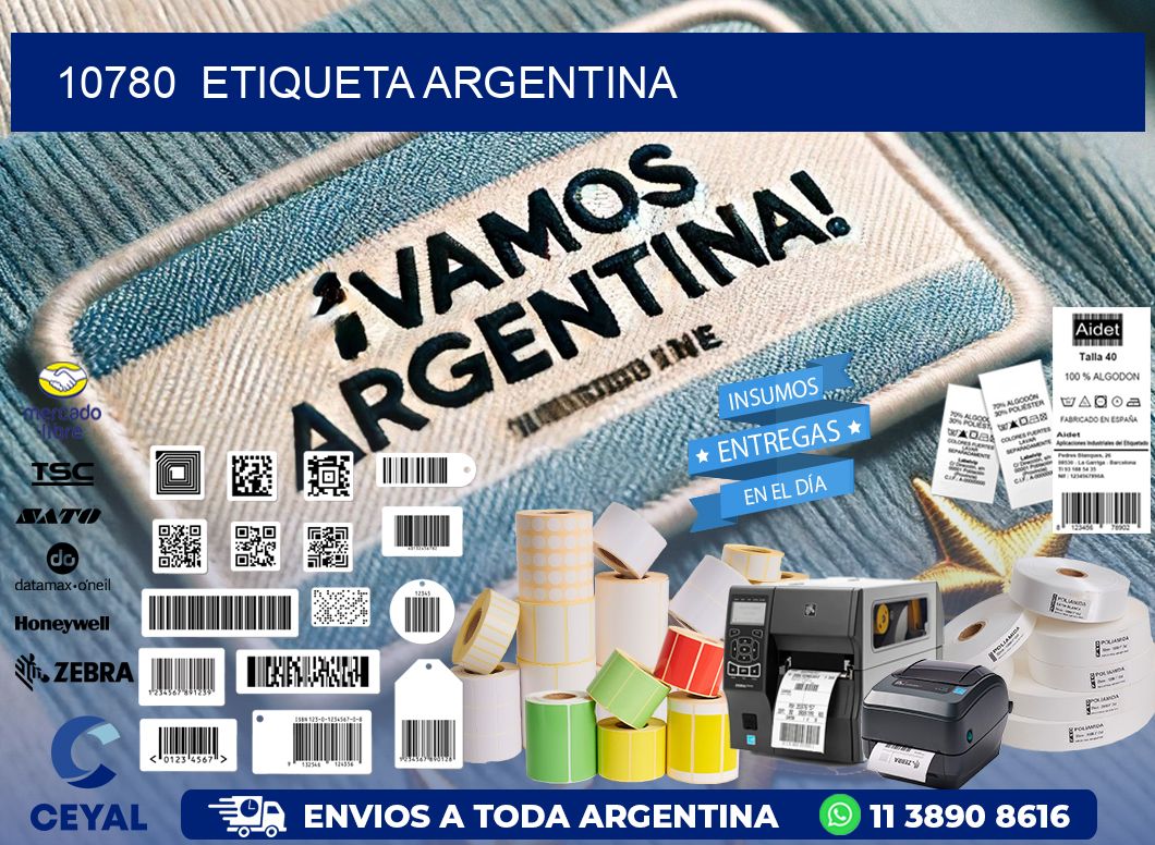 10780 ETIQUETA ARGENTINA