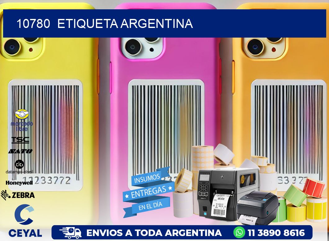 10780 ETIQUETA ARGENTINA