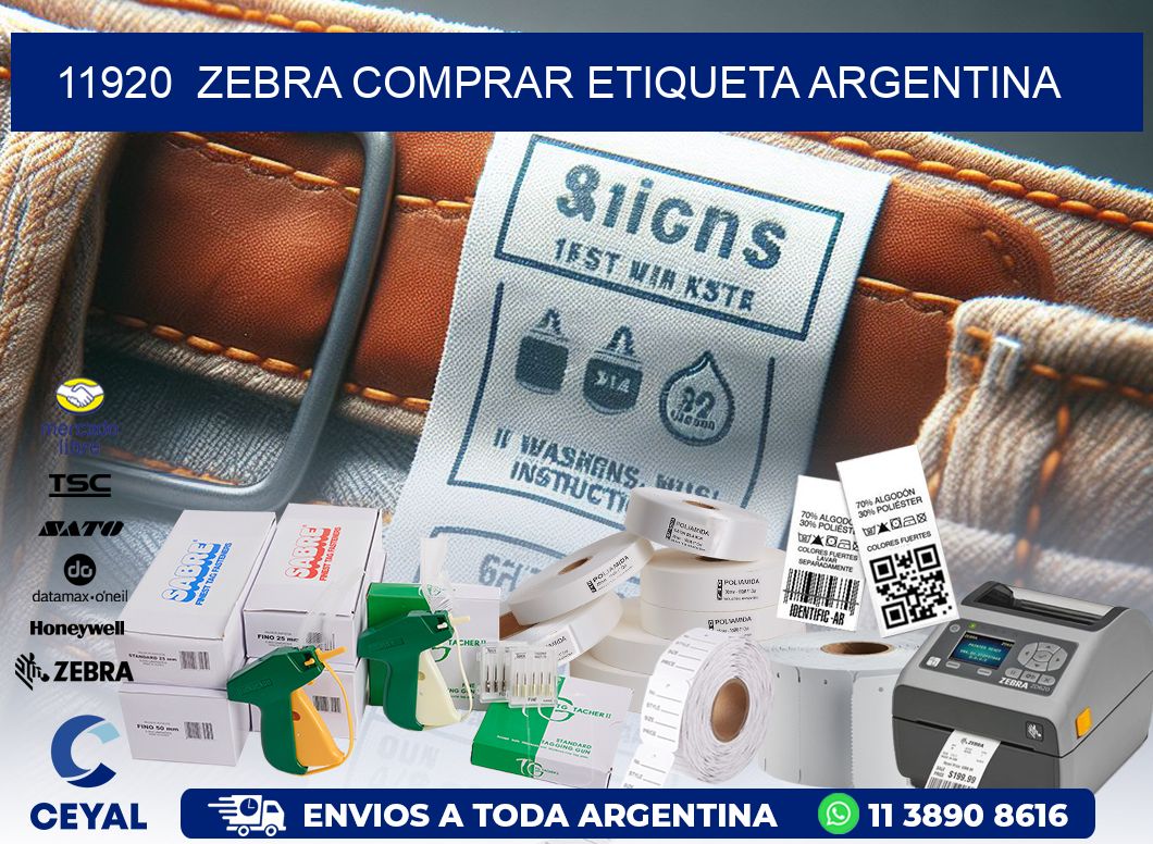 11920 ZEBRA COMPRAR ETIQUETA ARGENTINA