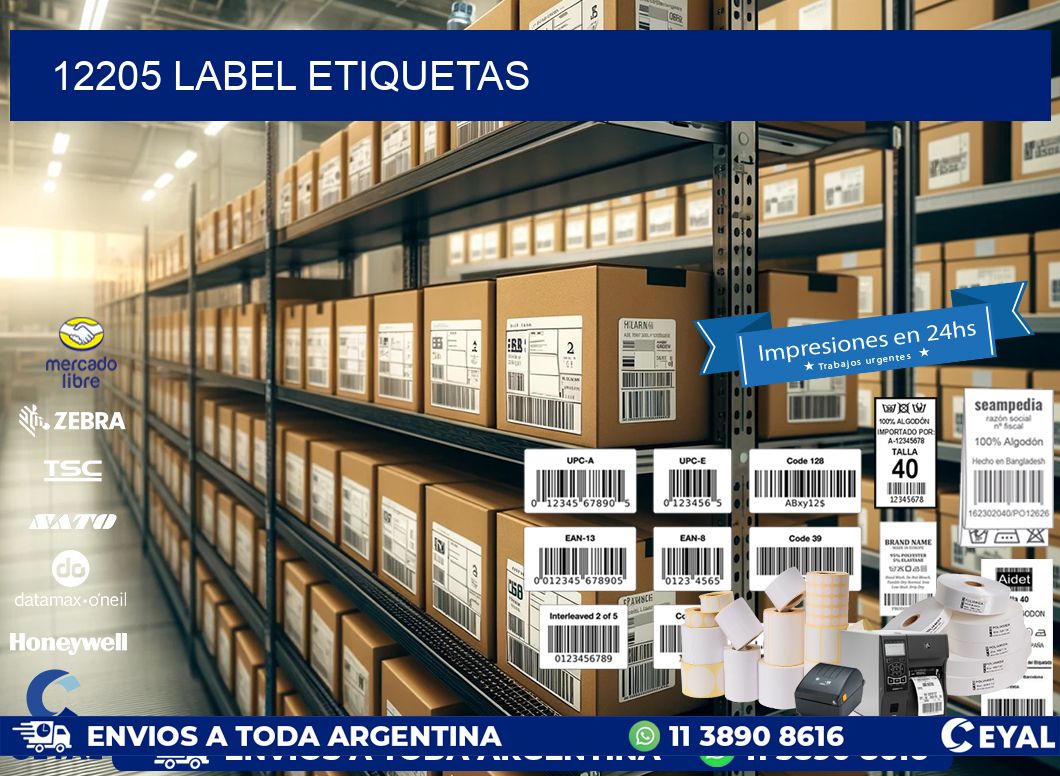 12205 LABEL ETIQUETAS
