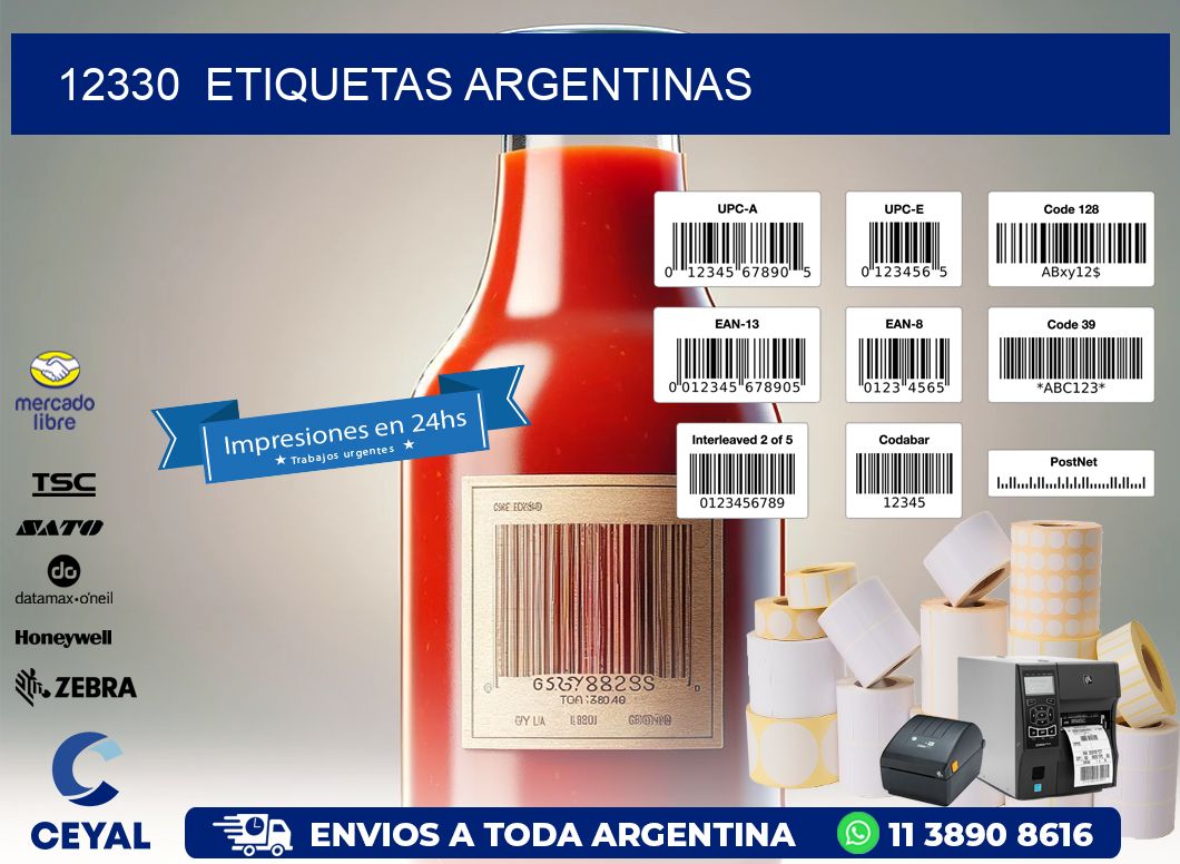 12330 ETIQUETAS ARGENTINAS