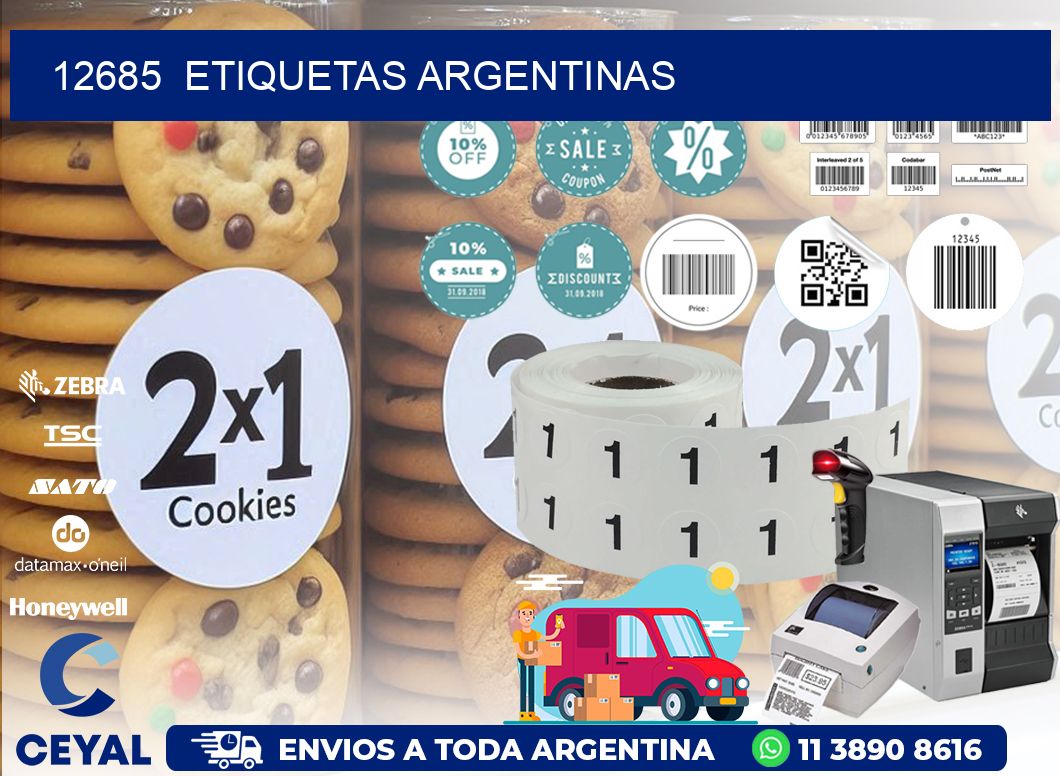 12685 ETIQUETAS ARGENTINAS
