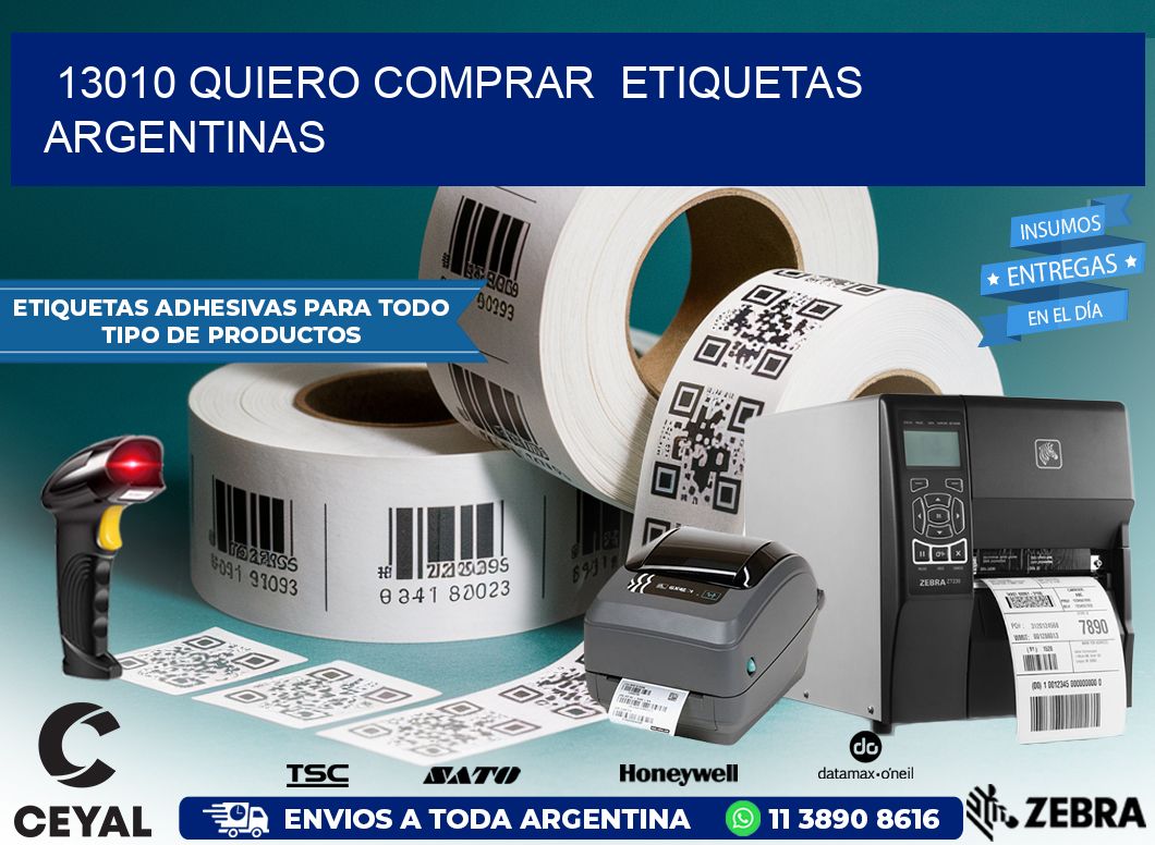 13010 QUIERO COMPRAR ETIQUETAS ARGENTINAS