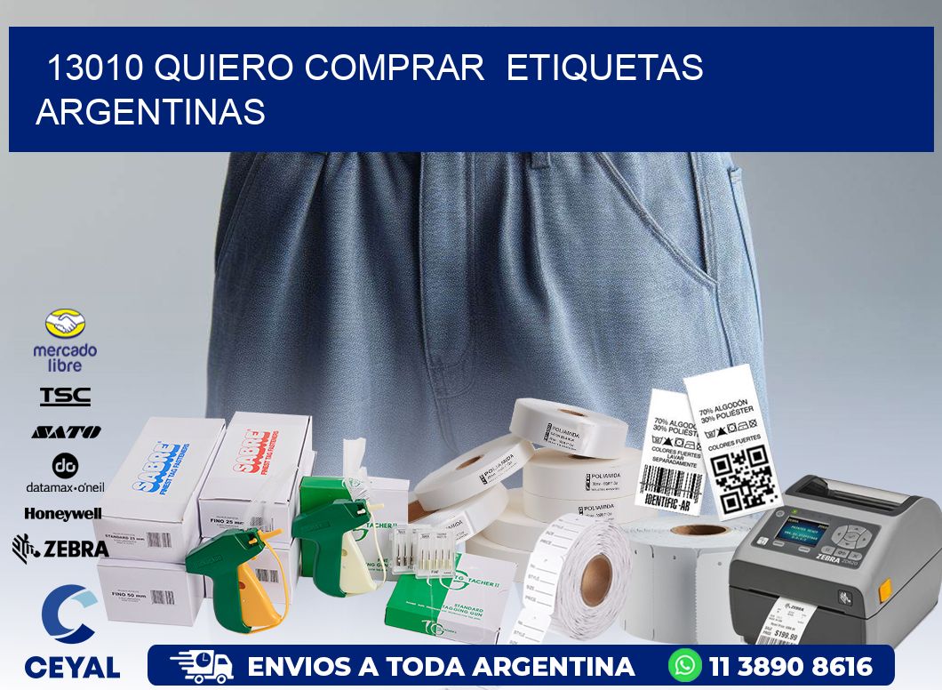 13010 QUIERO COMPRAR ETIQUETAS ARGENTINAS