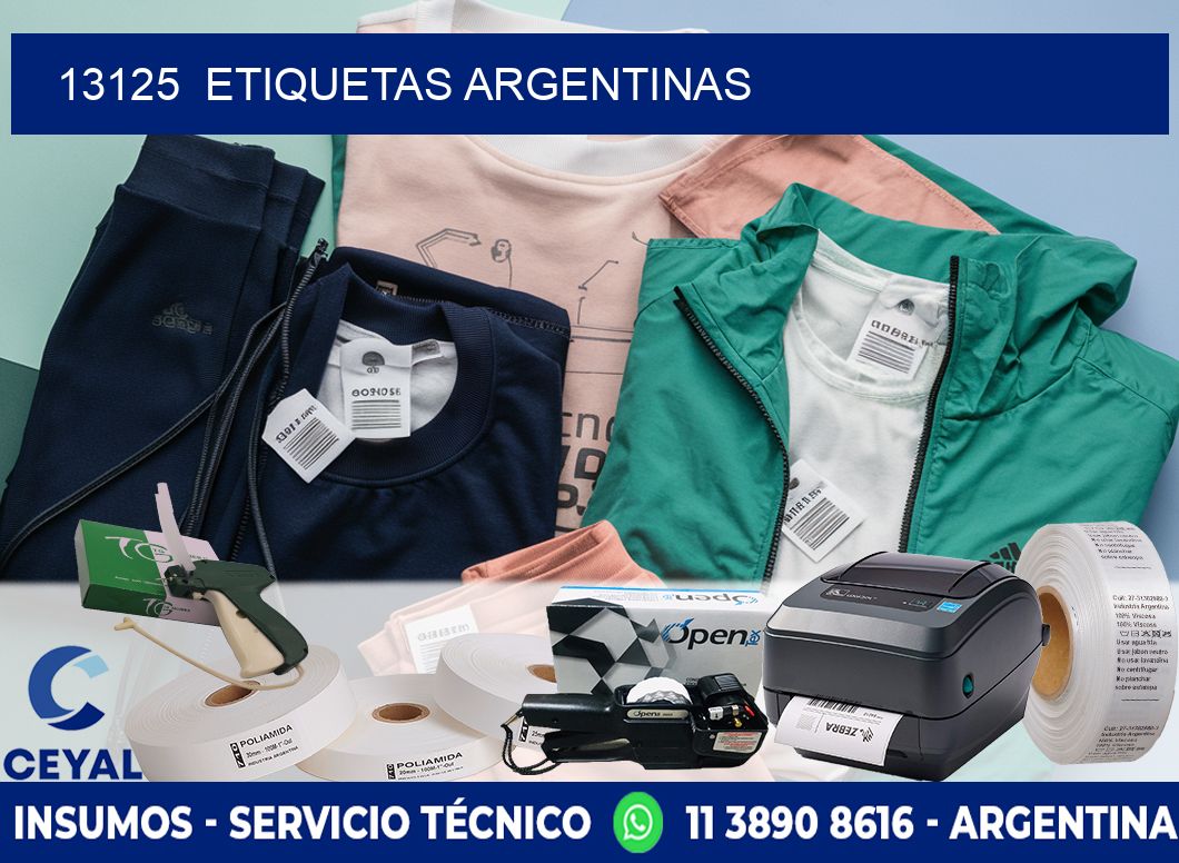 13125 ETIQUETAS ARGENTINAS