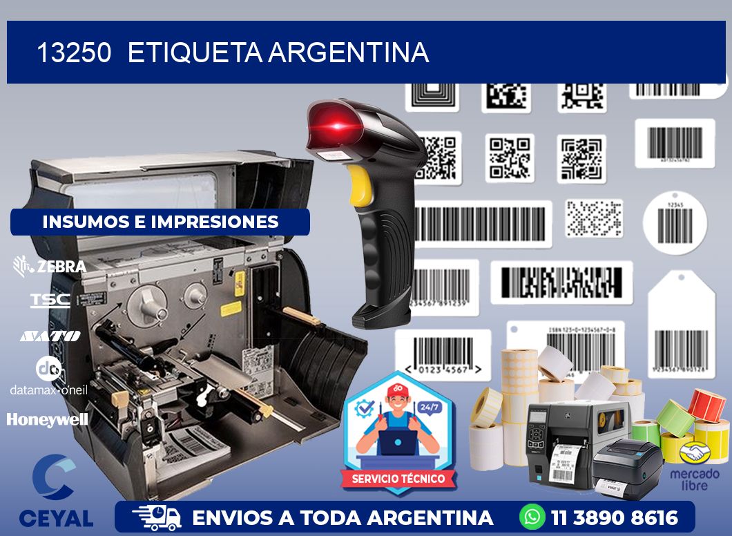13250 ETIQUETA ARGENTINA