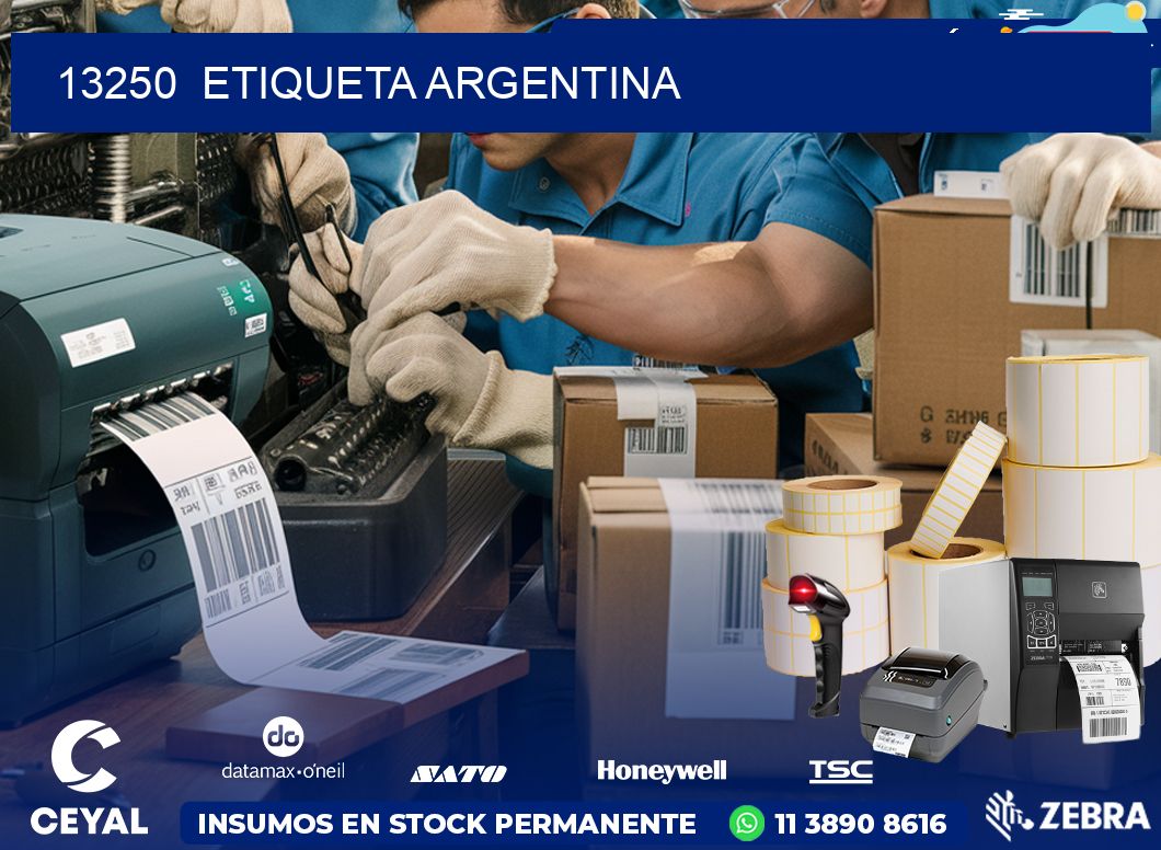 13250  ETIQUETA ARGENTINA
