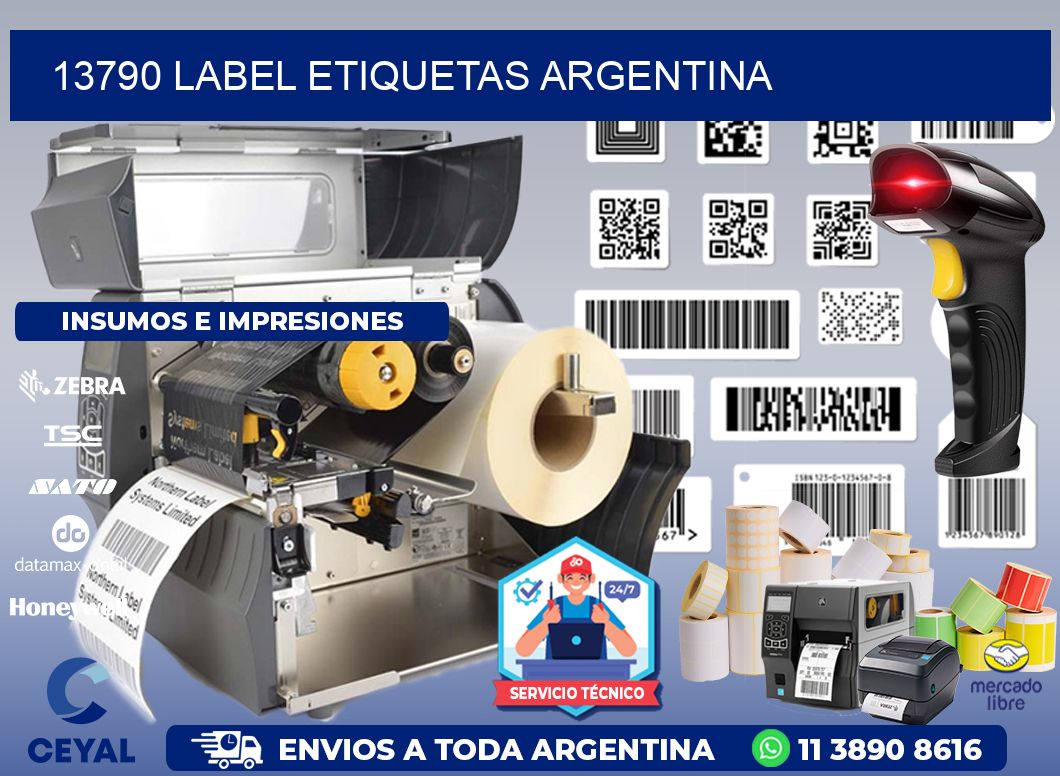 13790 LABEL ETIQUETAS ARGENTINA