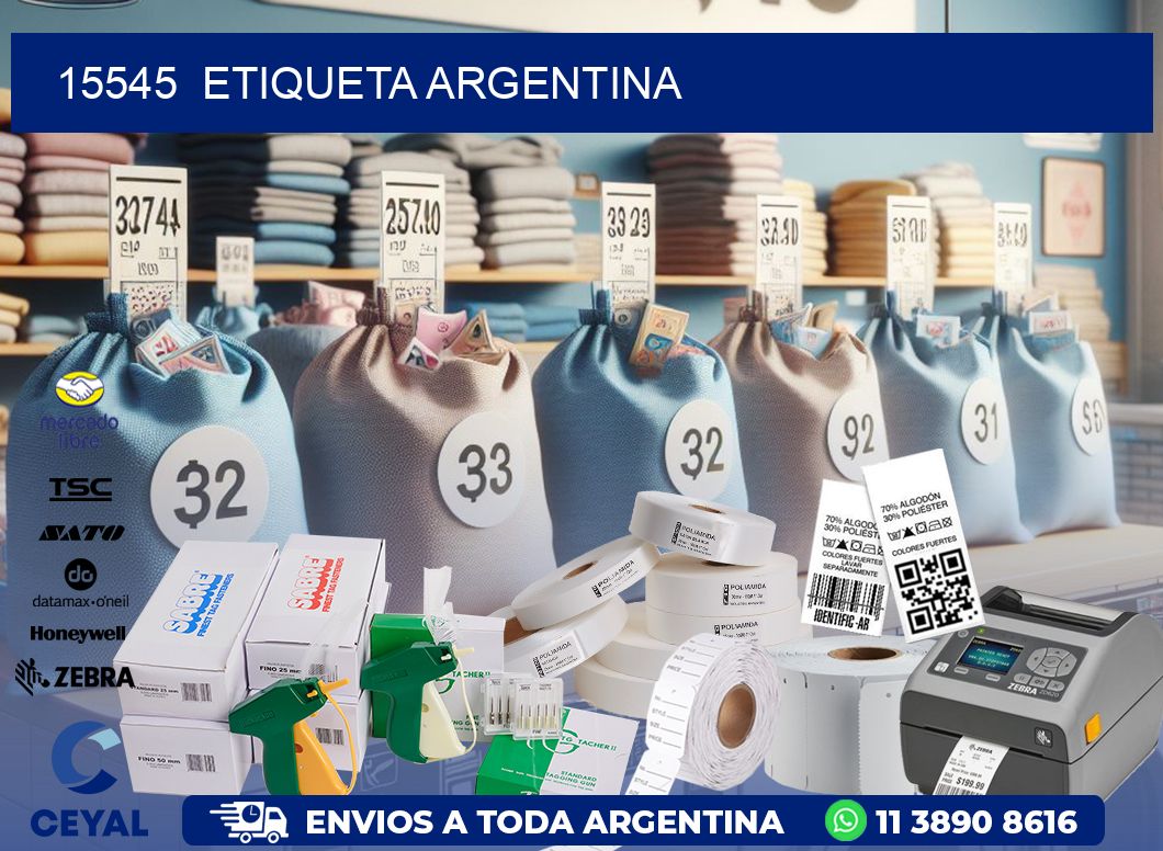 15545  ETIQUETA ARGENTINA