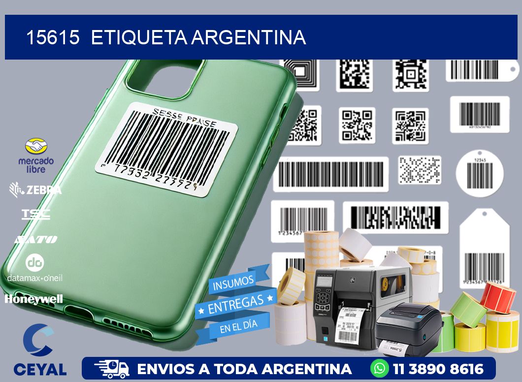 15615 ETIQUETA ARGENTINA