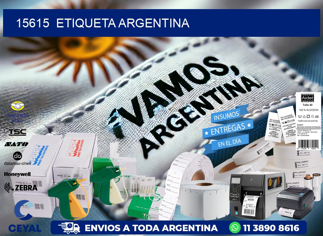 15615 ETIQUETA ARGENTINA